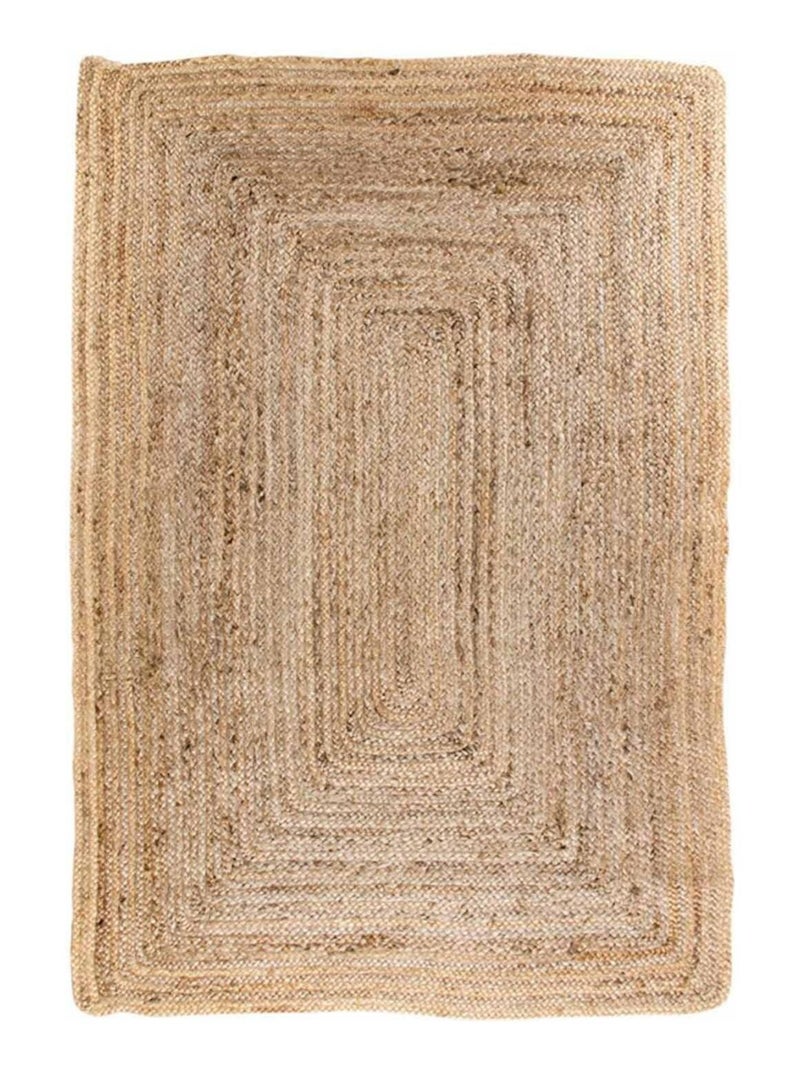 Tapis en jute naturel 120 x 180 cm - House Nordic Marron - Kiabi