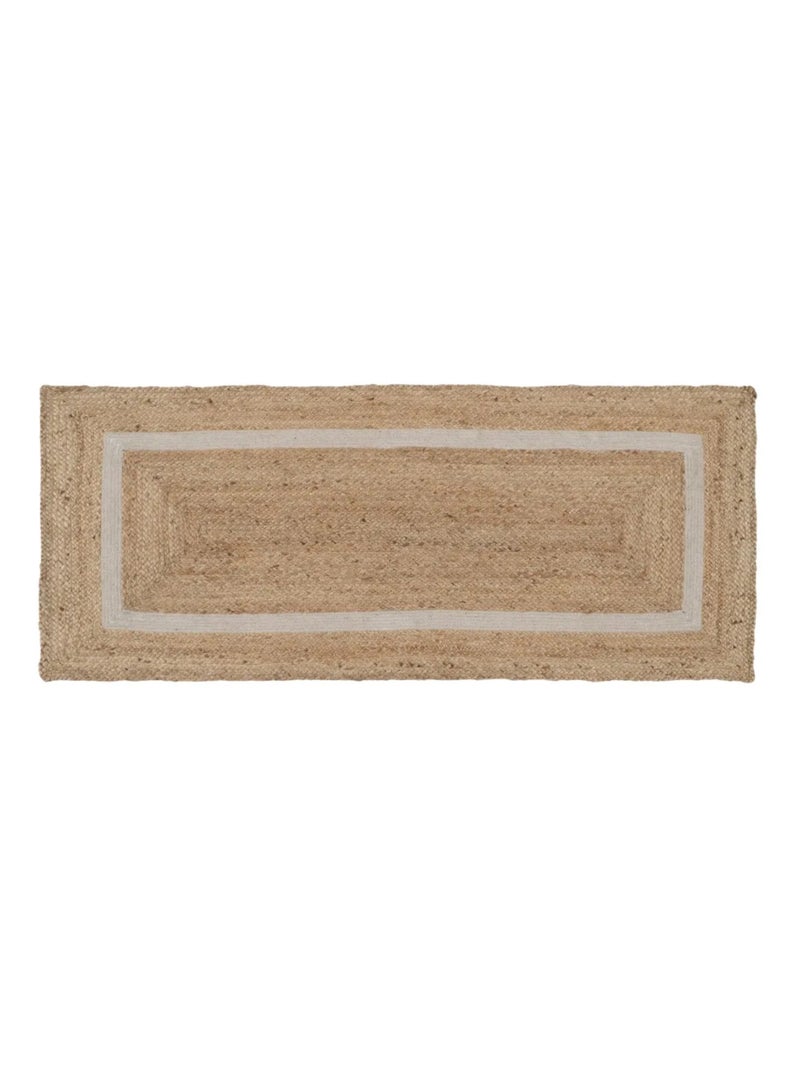 Tapis en jute naturel Beige - Kiabi