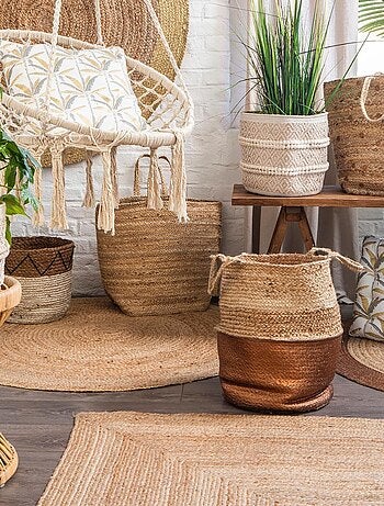 Tapis en jute naturel 'Deko&co'