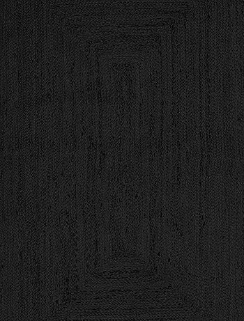 Tapis en jute NOIR 'Deko&co'