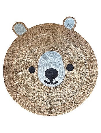 Tapis en jute Ourson 'Deko&co'