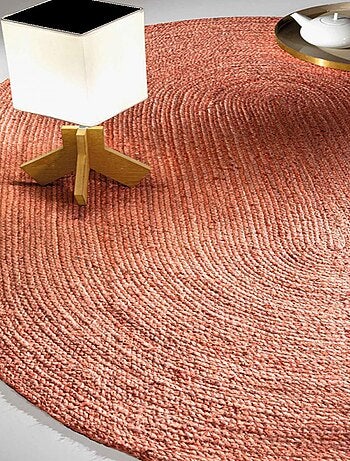 Tapis en jute tissé motif uni NATIVE