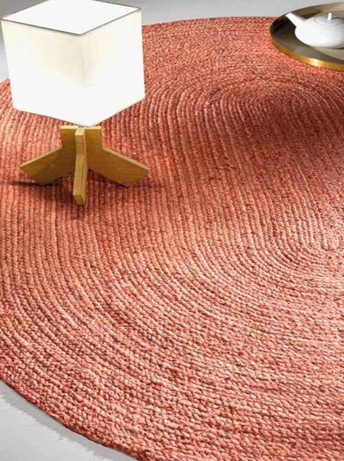 Tapis en jute tissé motif uni NATIVE - Kiabi