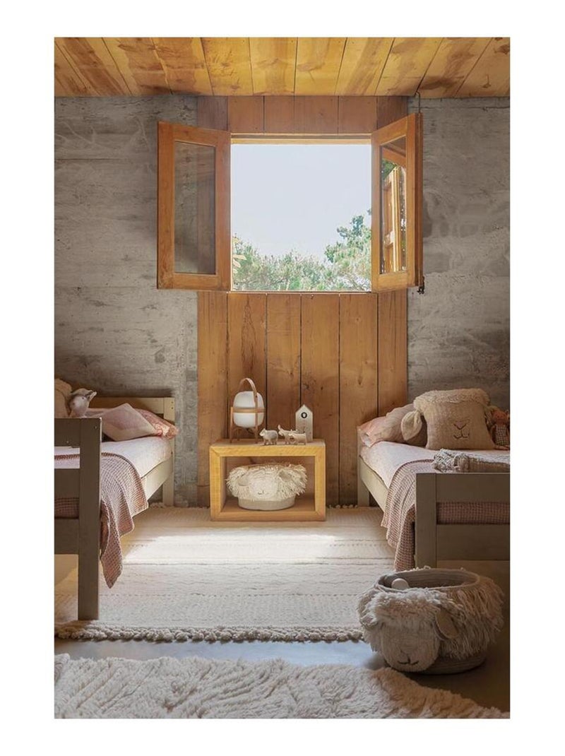 Tapis en laine enfant Ari Blanc - Kiabi