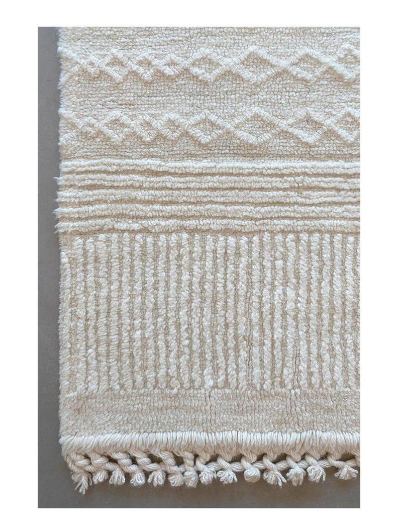 Tapis en laine enfant Ari Blanc - Kiabi