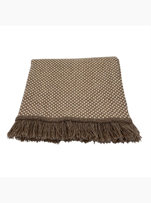 Tapis en laine et coton à motif géométrique - Kiabi Tapis en laine et coton à motif géométrique - Kiabi