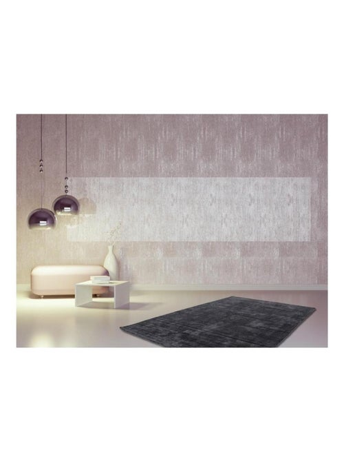 Tapis en laine et viscose à courtes mèches Sherpa - Kiabi