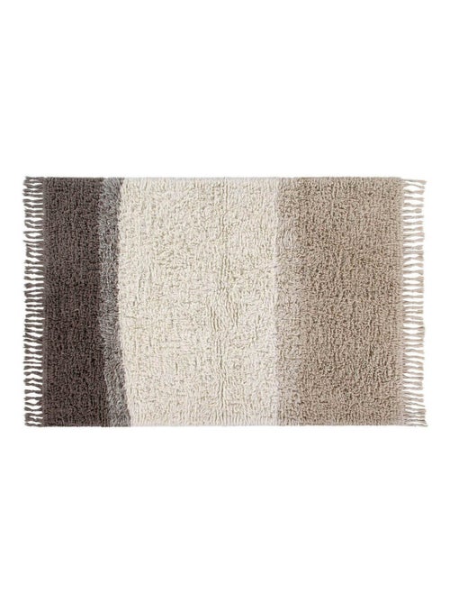 Tapis en laine lavable en machine dégradé avec franges Sound Lorena Canals - Kiabi