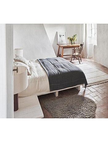 Tapis en laine naturelle lavable en machine Woolly