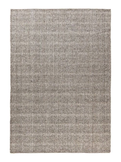 Tapis en laine plat moderne rectangle Knit - Kiabi