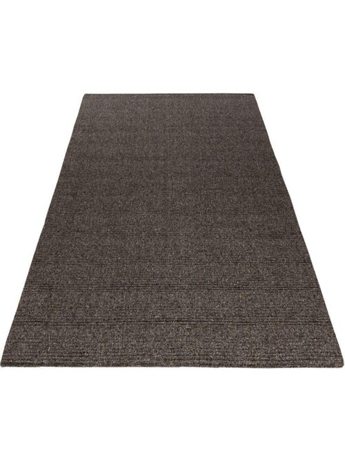 Tapis en laine plat moderne rectangle Knit - Kiabi