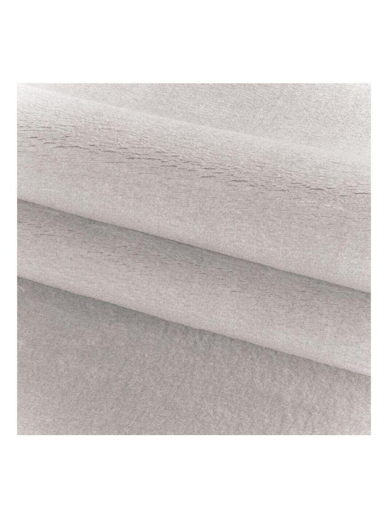 Tapis en microfibre doux uni antidérapant Lars Ecru - Kiabi