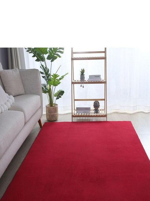 Tapis en microfibre doux uni antidérapant Lars - Kiabi