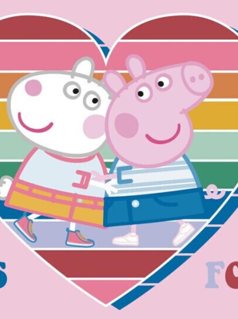 Tapis en mousse - Peppa Pig -Friends Forever- Rose - Kiabi