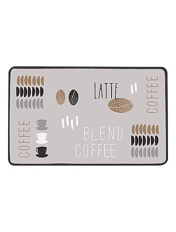 Tapis en mousse de vinyle motif grain de café