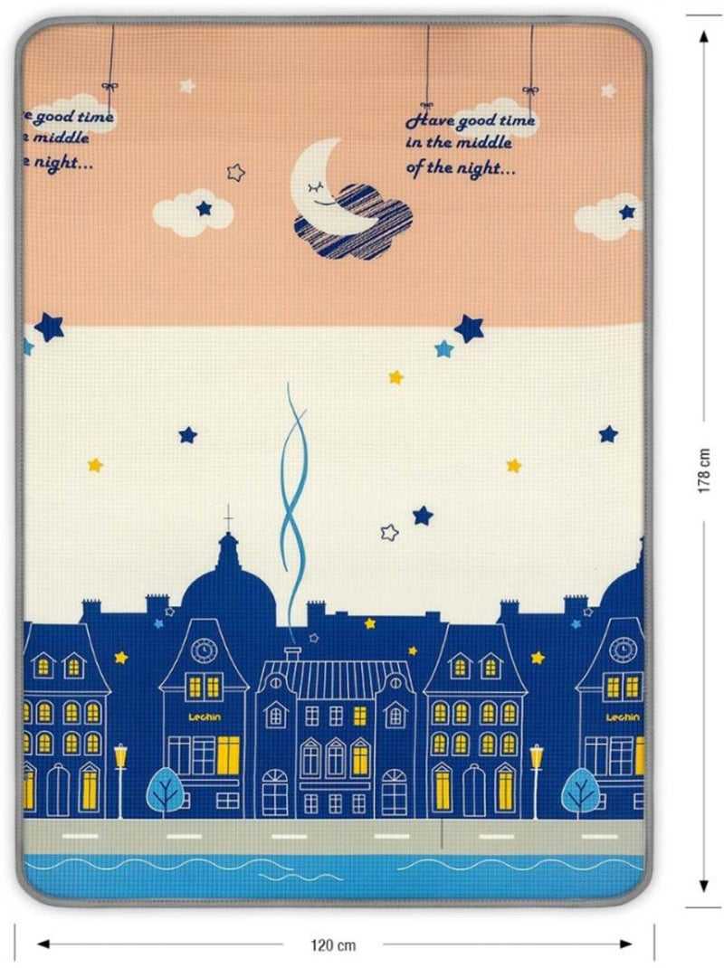 Tapis en mousse kinder forest et city Beige - Kiabi