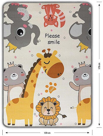 Tapis en mousse kinder ours et baleines