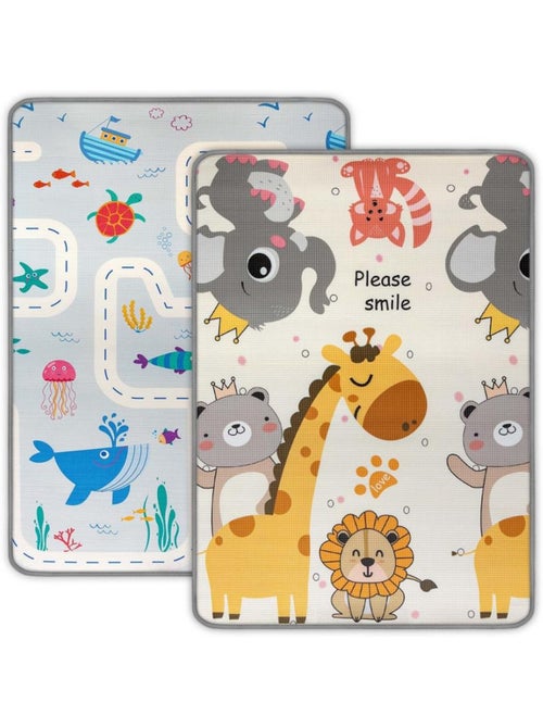 Tapis en mousse kinder mer et afrique - Kiabi