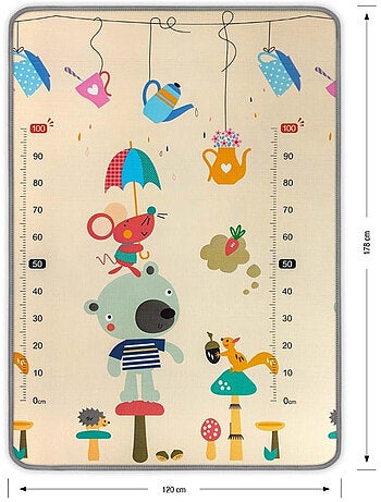 Tapis en mousse kinder ours et baleines