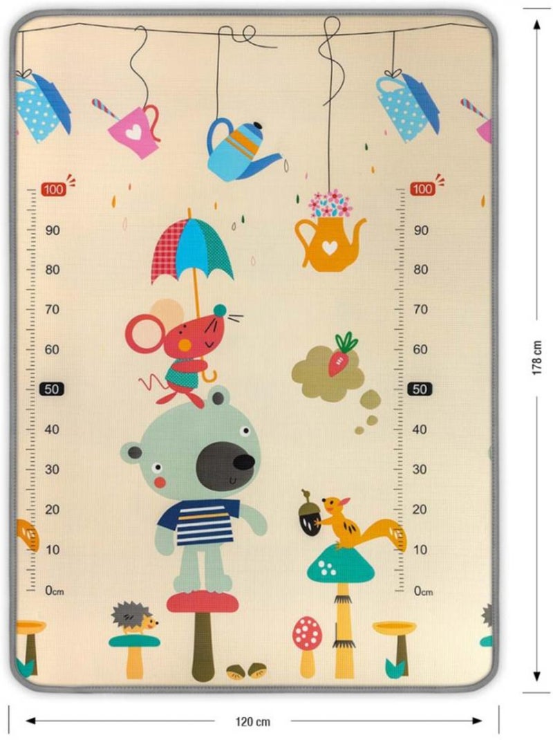 Tapis en mousse kinder ours et baleines Bleu - Kiabi