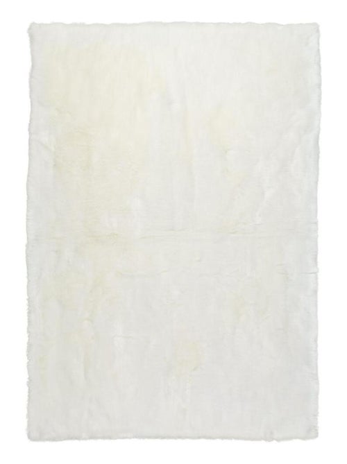 Tapis en peau de mouton synthétique shaggy Berenike - Kiabi