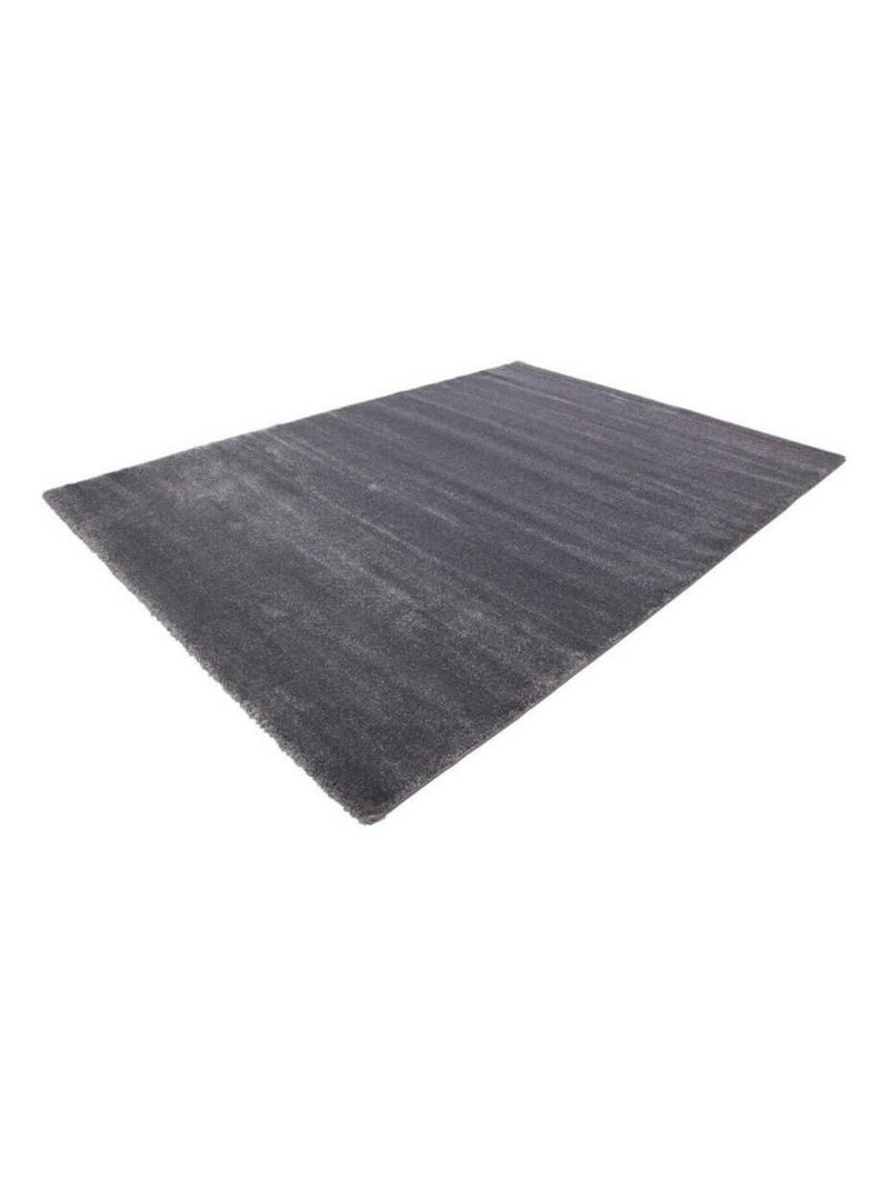 Tapis en polypropylène doux uni Oslo Gris - Kiabi