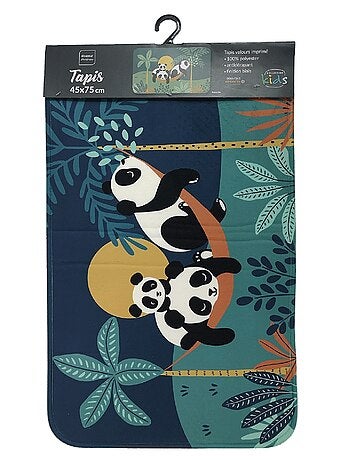 Tapis enfant 45 x 75 cm velours Panda