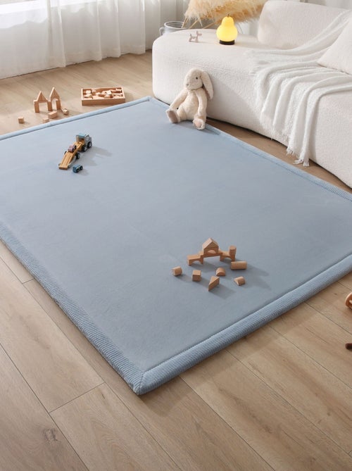 Tapis enfant à mémoire de forme CLOUD Bleu Ciel 200 x 150 - Kiabi