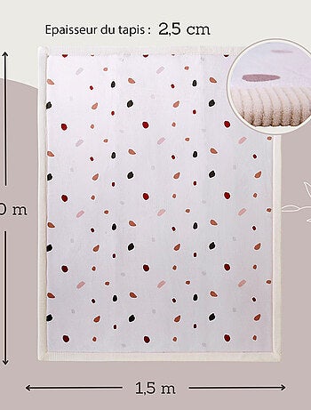 Tapis enfant à mémoire de forme CLOUD Confetti 200 x 150