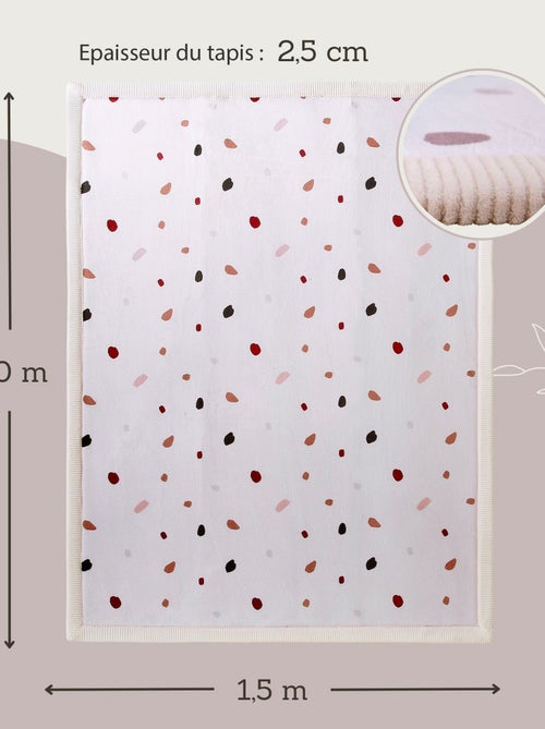 Tapis enfant à mémoire de forme CLOUD Confetti 200 x 150 - Kiabi Tapis enfant à mémoire de forme CLOUD Confetti 200 x 150 - Kiabi