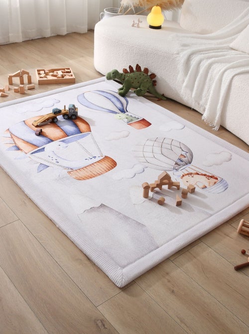 Tapis enfant à mémoire de forme CLOUD Dinosaure 170 x 120 - Kiabi