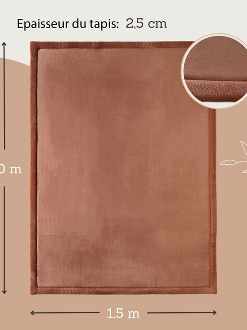 Tapis enfant à mémoire de forme CLOUD Mocha 200 x 150 - Kiabi