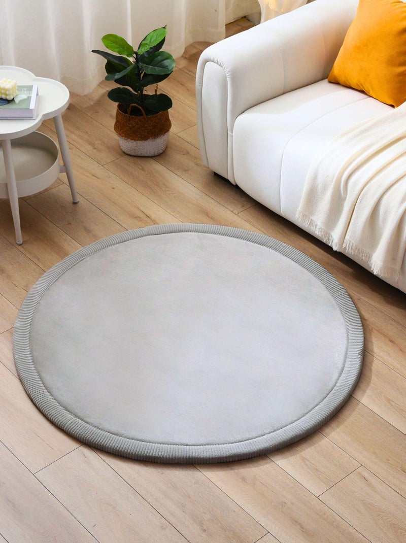 Tapis enfant à mémoire de forme CLOUD ROND Gris - Kiabi