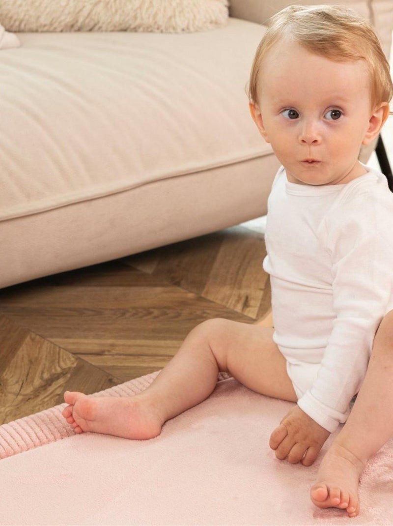 Tapis enfant à mémoire de forme CLOUD Rose - Kiabi