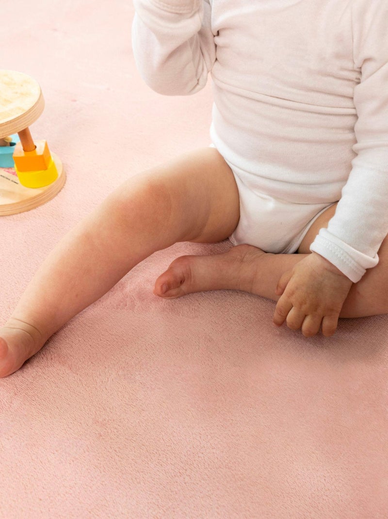 Tapis enfant à mémoire de forme CLOUD Rose - Kiabi