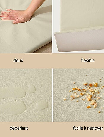 Tapis enfant à mémoire de forme cuir vegan PADDED