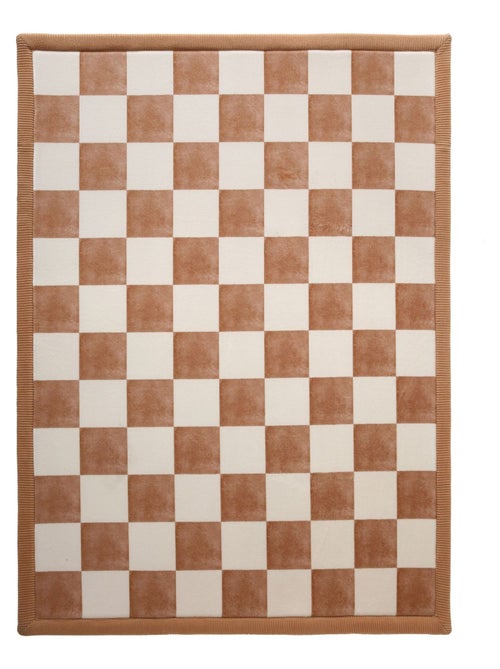 Tapis enfant à mémoire de forme motif damier CLOUD SQUARES - Kiabi