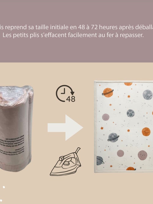 Tapis enfant à mémoire de forme planètes CLOUD HAPPY PLANETS - Kiabi