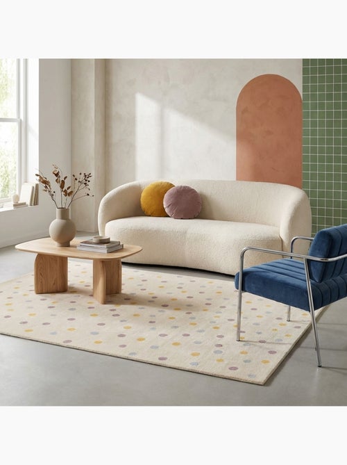 Tapis enfant à pois Hanna - Kiabi
