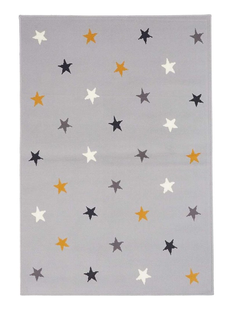 Tapis enfant AF NIGHTSKY en polypropylène Fait en Europe Gris - Kiabi