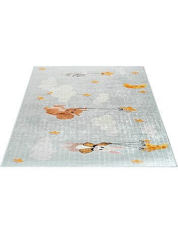 Tapis Enfant Animaux & Étoiles