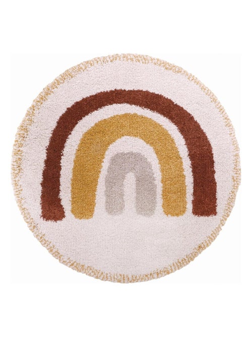 Tapis Enfant Arc en Ciel Bohemian Rainbow en polypropylène - Kiabi