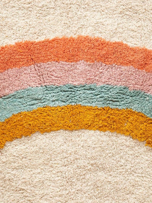 Tapis enfant arc en ciel - Kiabi