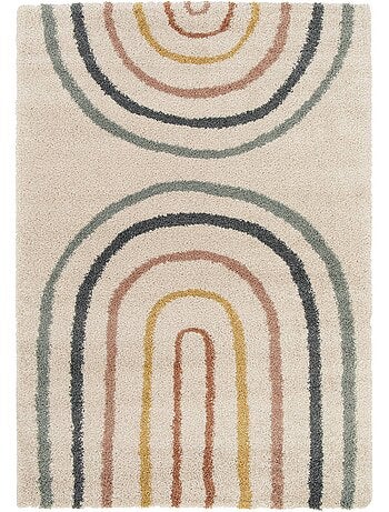 Tapis enfant arc-en-ciel shaggy Dakota