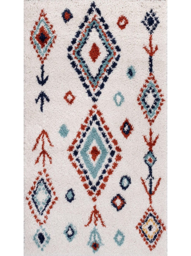 Tapis Enfant Aztèque en polypropylène Multicolore - Kiabi