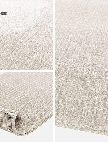 Tapis enfant beige petit ourson Elliot