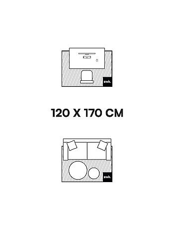 Tapis enfant beige petit ourson Elliot