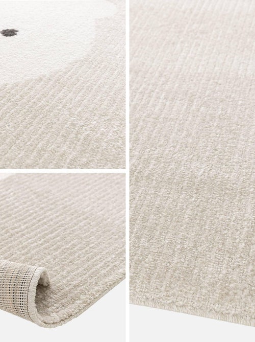 Tapis enfant beige petit ourson Elliot - Kiabi
