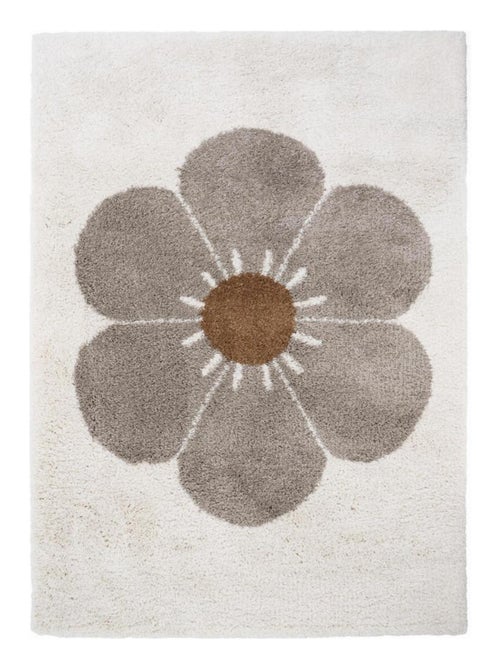 Tapis Enfant Bohemian Daisy Rectangulaire en polypropylène - Kiabi