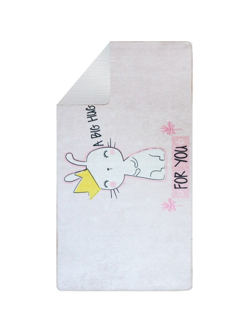 Tapis Enfant Calin Rose - Kiabi